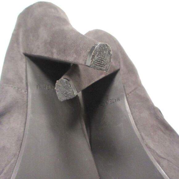 🍍3/$15🍍Forever 21 Gray Heeled Ankle Boots - Picture 6 of 8